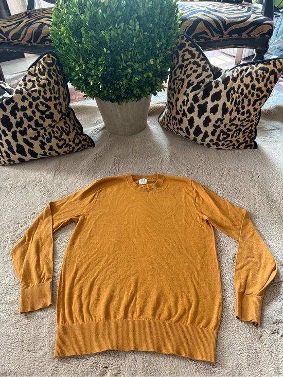 GAP Other - GAP Men's Small Crewneck Sweater in Mustard Yellow - Classic Lightweight Knit